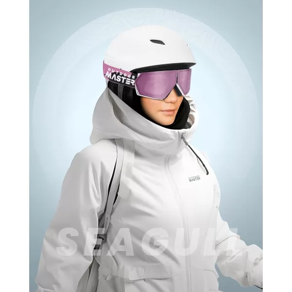 imageOutdoorMaster Seagull Dirt Bike Goggles Motorcycle Goggles Foldable ATV Goggles for Men Women YouthWtpvlt 46 Pink