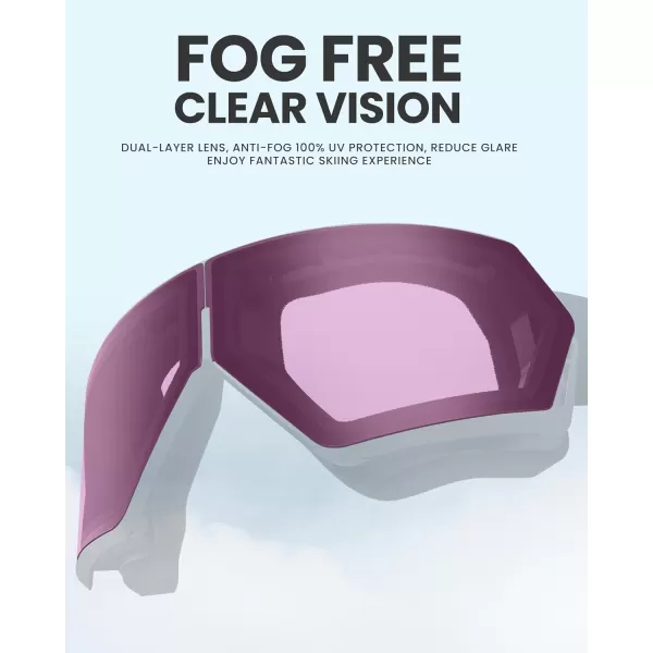 imageOutdoorMaster Seagull Dirt Bike Goggles Motorcycle Goggles Foldable ATV Goggles for Men Women YouthWtpvlt 46 Pink