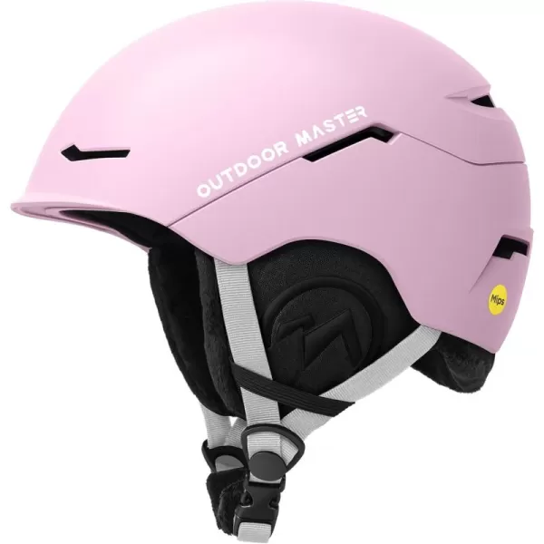 imageOutdoorMaster ELK MIPS Ski Helmet  Snow Sport Helmet Snowboard Helmet for Men Women ampamp YouthMatte Pink