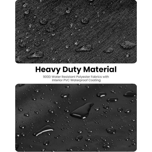 imageOutdoorMaster Snowboard Bag  900D Water Resistant Snowboard Travel Bag with Shoulder Strap Foldable Storage DesignBlack