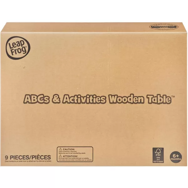 LeapFrog ABCs and Activities Wooden Table Frustration Free PackagingLeapFrog ABCs and Activities Wooden Table Frustration Free Packaging