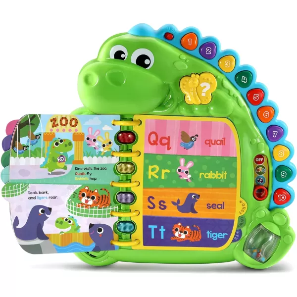 LeapFrog Dinos Delightful Day Alphabet Book GreenGreen