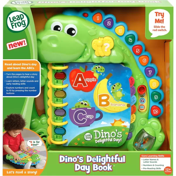 LeapFrog Dinos Delightful Day Alphabet Book GreenGreen