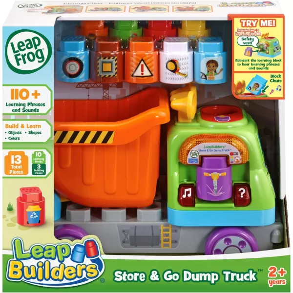 LeapFrog LeapBuilders Store and Go Dump Truck MulticolorLeapFrog LeapBuilders Store and Go Dump Truck Multicolor