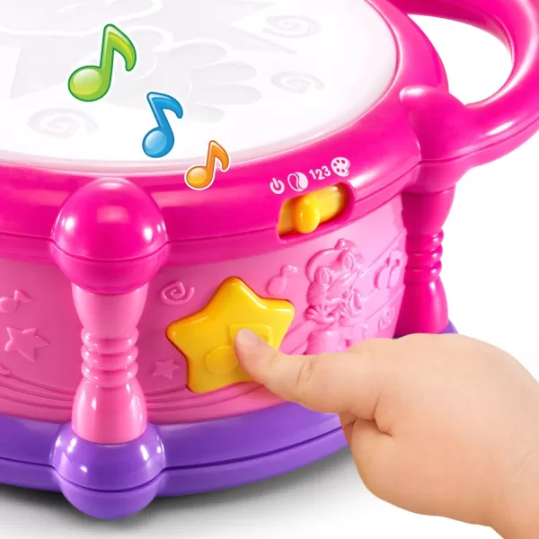 LeapFrog Learn amp Groove Color Play Drum Bilingual Pink Amazon ExclusiveLeapFrog Learn amp Groove Color Play Drum Bilingual Pink Amazon Exclusive