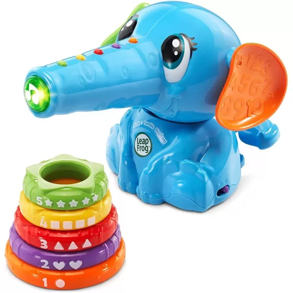 LeapFrog Stack and Tumble Elephant Amazon Exclusive Purple 6 piecesBlue