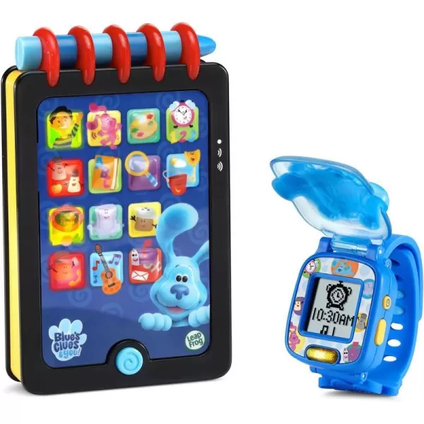 LeapFrog Blues Clues and You Really Smart Handy Dandy Notebook and Learning Watch Bundle Frustration Free PackagingLeapFrog Blues Clues and You Really Smart Handy Dandy Notebook and Learning Watch Bundle Frustration Free Packaging