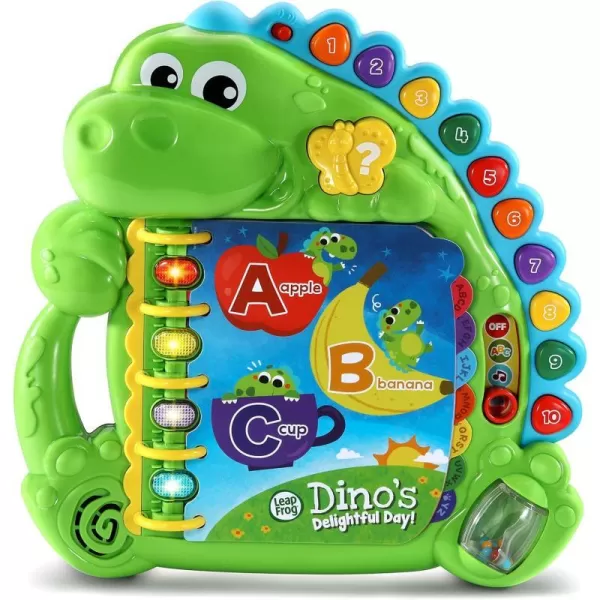 LeapFrog Dinos Delightful Day Alphabet Book GreenGreen