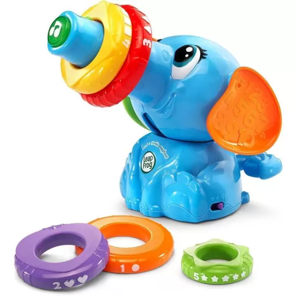 LeapFrog Stack and Tumble Elephant Amazon Exclusive Purple 6 piecesBlue