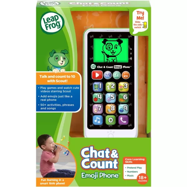 LeapFrog Chat and Count Emoji Phone PurpleGreen