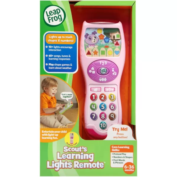 LeapFrog Scouts Learning Lights Remote  GreenPink Lights