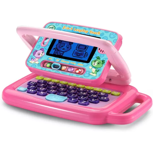 LeapFrog 2in1 Leaptop Touch Frustration Free Packaging PinkPink Standard Packaging