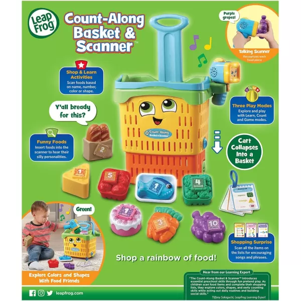 LeapFrog CountAlong Basket and Scanner MulticolorLeapFrog CountAlong Basket and Scanner Multicolor