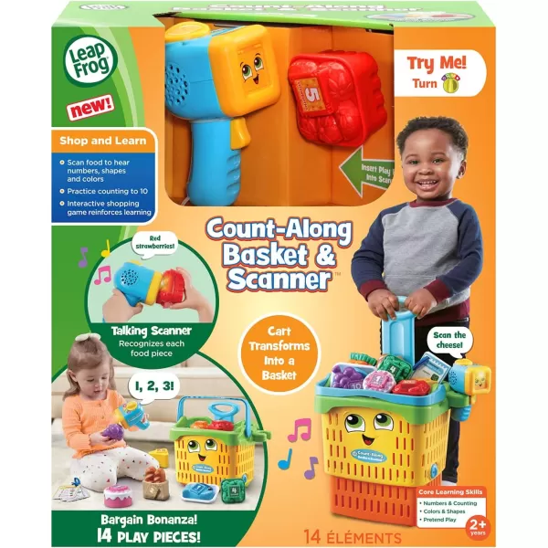 LeapFrog CountAlong Basket and Scanner MulticolorLeapFrog CountAlong Basket and Scanner Multicolor