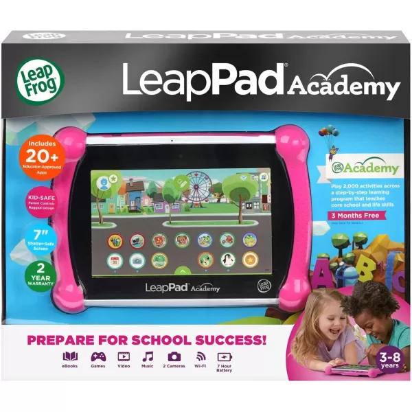 LeapFrog LeapPad Academy Kids Learning Tablet GreenPink