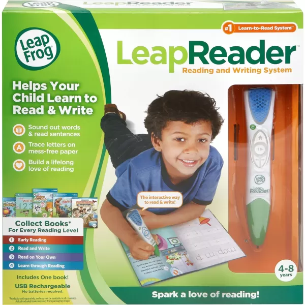 LeapFrog LeapReader Reading and Writing System GreenGreen