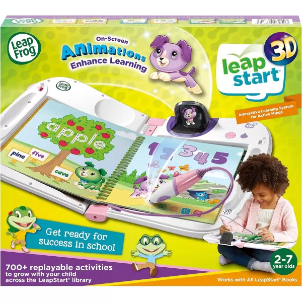 LeapFrog LeapStart 3D Interactive Learning System GreenPink Standard Packaging