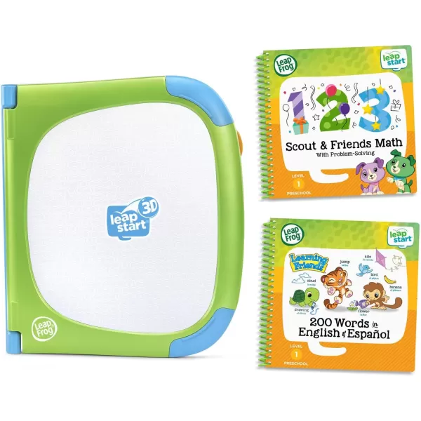 LeapFrog LeapStart 3D Interactive Learning System amp 2 Book Combo Pack Learning Friends and Scout amp Friends MathLeapFrog LeapStart 3D Interactive Learning System amp 2 Book Combo Pack Learning Friends and Scout amp Friends Math