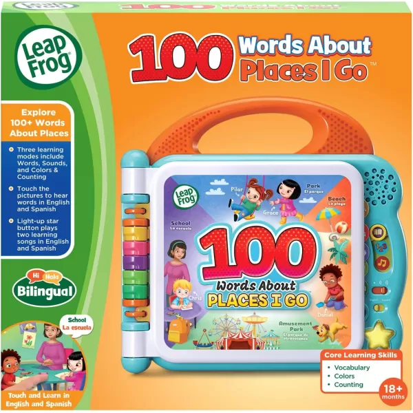 LeapFrog Learning Friends 100 Words BookStandard Packaging Places I Go