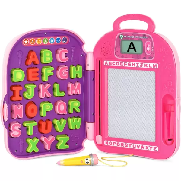 LeapFrog Mr Pencils ABC Backpack Frustration Free Packaging  GreenPink Standard Packaging