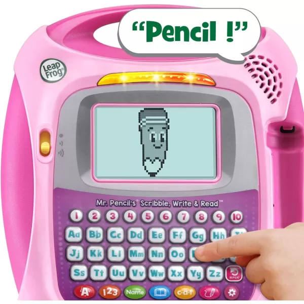 LeapFrog Mr Pencils Scribble Write and Read Green MediumPink