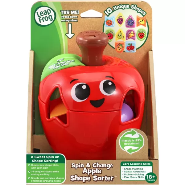 LeapFrog Spin and Change Apple Shape SorterLeapFrog Spin and Change Apple Shape Sorter