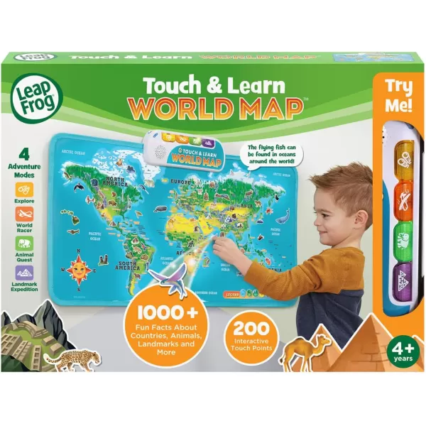 LeapFrog Touch amp Learn World Map English VersionLeapFrog Touch amp Learn World Map English Version