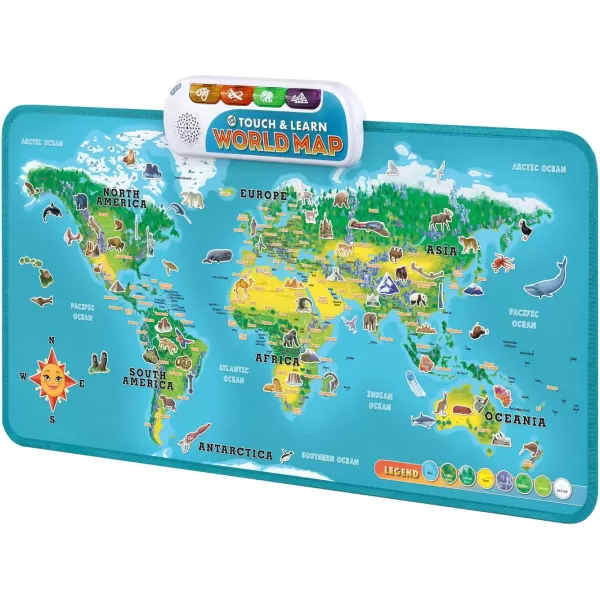 LeapFrog Touch amp Learn World Map English VersionLeapFrog Touch amp Learn World Map English Version