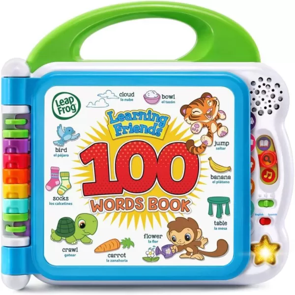 LeapFrog Learning Friends 100 Words Book Frustration Free Packaging GreenLeapFrog Learning Friends 100 Words Book Frustration Free Packaging Green