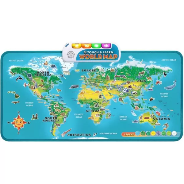 LeapFrog Touch amp Learn World Map English VersionLeapFrog Touch amp Learn World Map English Version