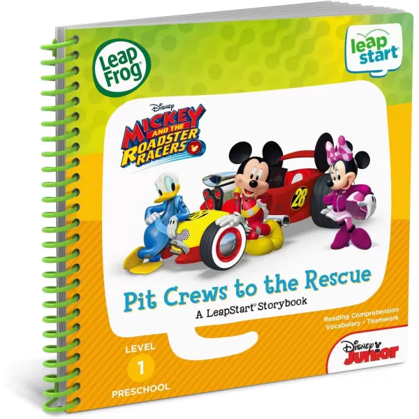 LeapFrog LeapStart Bluey Fun and Games3d Mickey and the Roadster Racers Level 1 3D