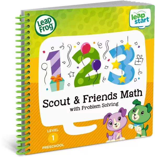 LeapFrog LeapStart Bluey Fun and Games3d Scout and Friends Math With Problem Solving Level 1 3D