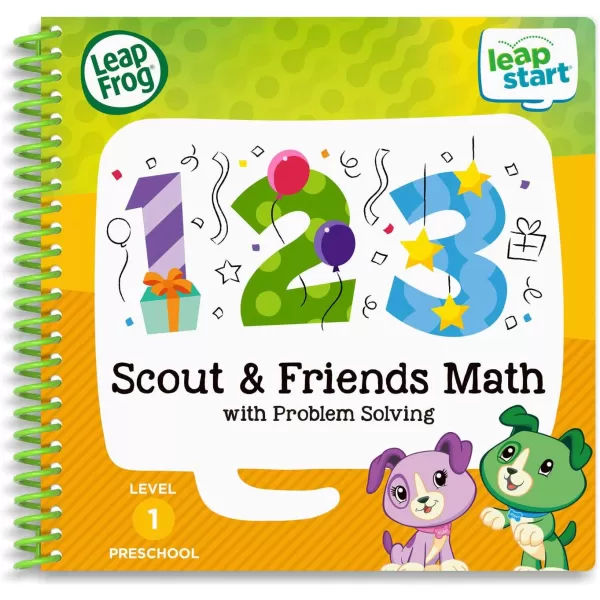 LeapFrog LeapStart Bluey Fun and Games3d Scout and Friends Math With Problem Solving Level 1 3D