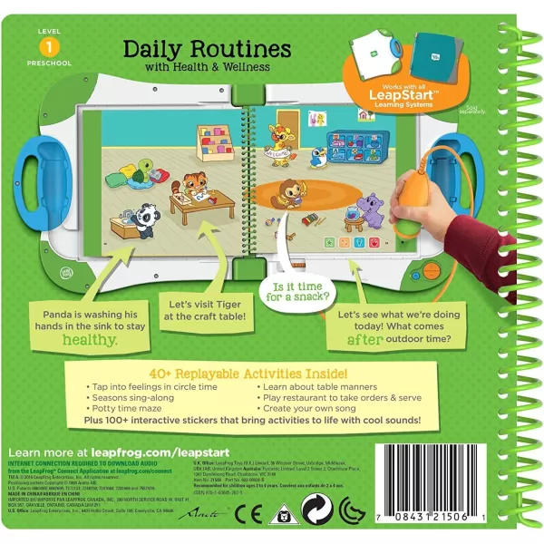 LeapFrog LeapStart Bluey Fun and GamesDaily Routines With Health amp Wellness Level 1 Non3D