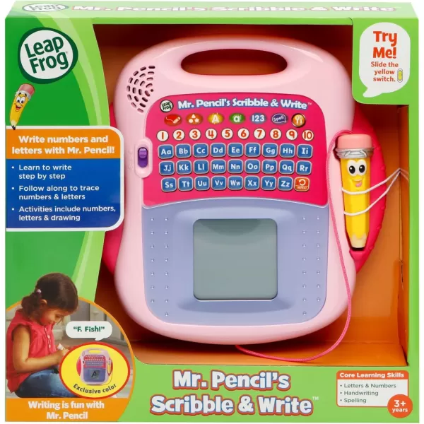 LeapFrog Mr Pencils Scribble and Write GreenPink Standard Packaging