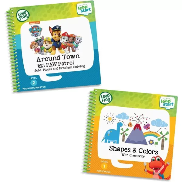 LeapFrog LeapStart 2 Book Combo Pack Shapes amp Colors amp Around Town with PAW PatrolMulticolorLeapFrog LeapStart 2 Book Combo Pack Shapes amp Colors amp Around Town with PAW PatrolMulticolor