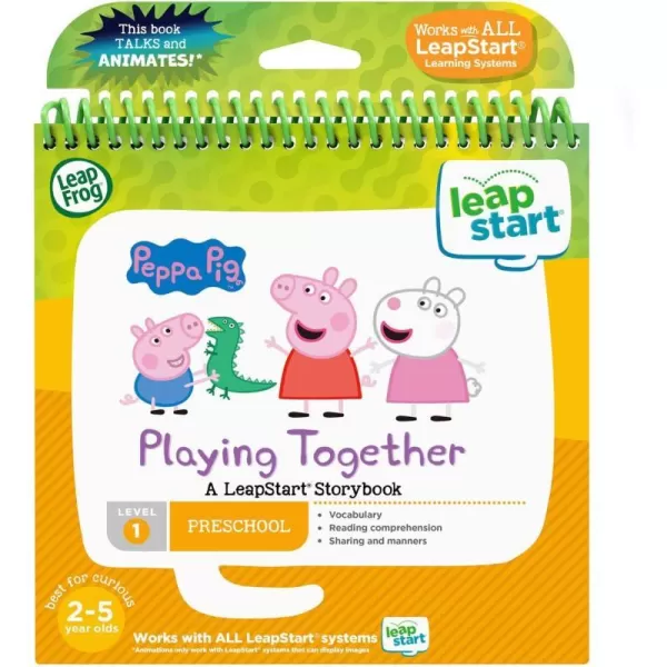 LeapFrog LeapStart Bluey Fun and Games3d Peppa Pig Playing Together Level 1 3D