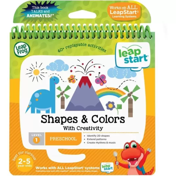 LeapFrog LeapStart Bluey Fun and GamesShapes and Colors With Creativity Level 1 Non3D