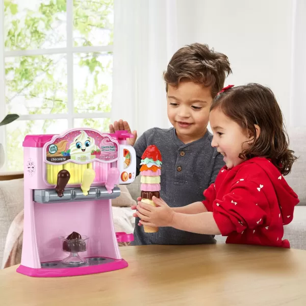 LeapFrog Count and Swirl Ice Cream Maker Playset for Kids Ages 2 Years and up PinkPink