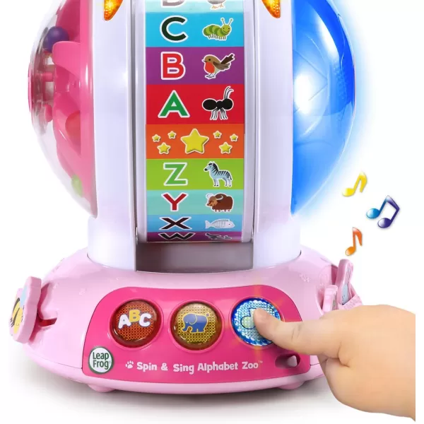 LeapFrog Spin and Sing Alphabet Zoo PinkPink