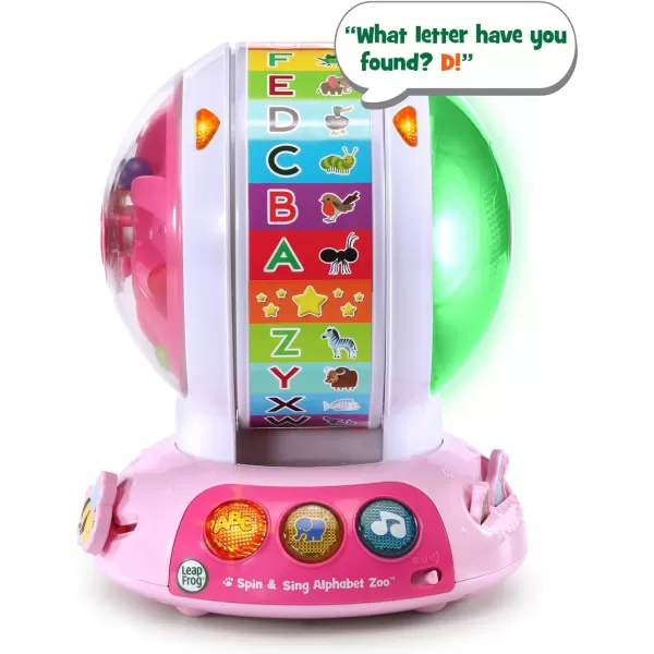 LeapFrog Spin and Sing Alphabet Zoo PinkPink