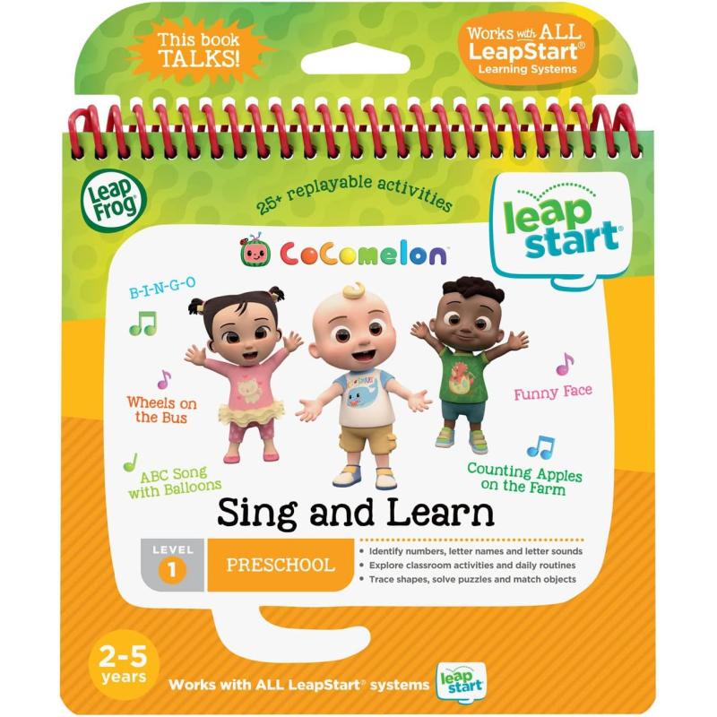 LeapFrog LeapStart Libro Interattivo Bluey: Divertimento E Giochi, Per Bambini Da 2 A 5 Anni, Con 15 Attività E Adesivi