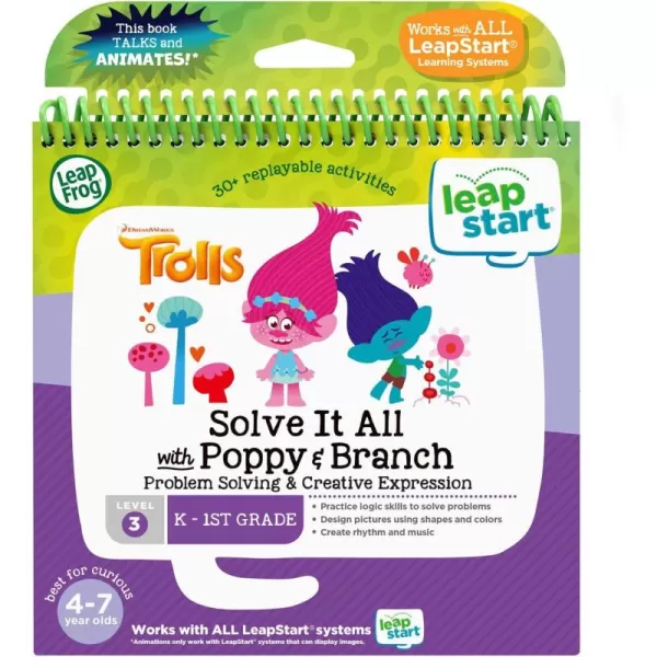 LeapFrog LeapStart Bluey Fun and Games3d Trolls Solve It All With Poppy and Branch