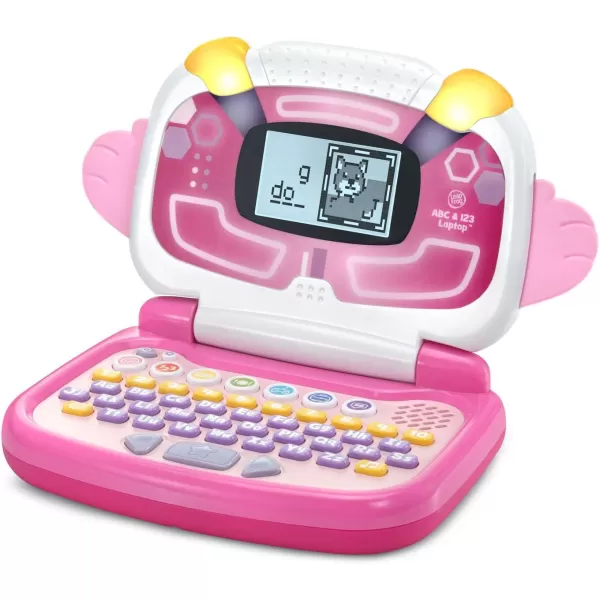 imageLeapFrog ABC and 123 Laptop for Preschoolers Ages 37 Years GreenPink