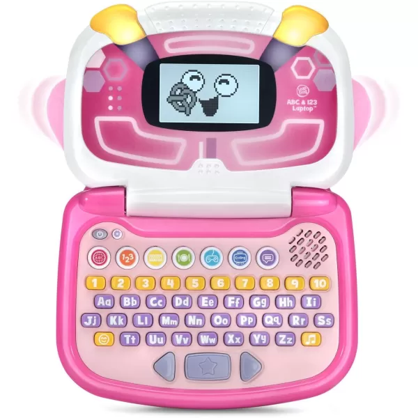 imageLeapFrog ABC and 123 Laptop for Preschoolers Ages 37 Years GreenPink