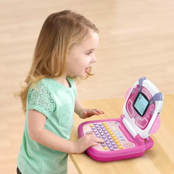 imageLeapFrog ABC and 123 Laptop for Preschoolers Ages 37 Years GreenPink