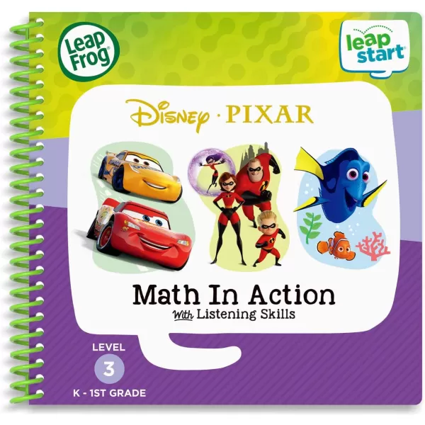 imageLeapFrog LeapStart 3D Moonlight Hero Math with PJ Masks Book Level 23d Disney Pixar Pals Math in Action  Listening