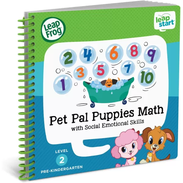 imageLeapFrog LeapStart 3D Moonlight Hero Math with PJ Masks Book Level 2Pet Pal Puppies Math  Social Emotional Skills