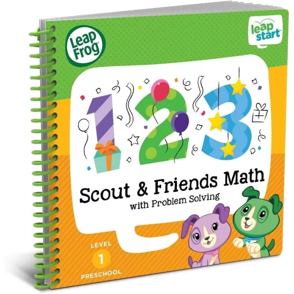 imageLeapFrog LeapStart 3D Moonlight Hero Math with PJ Masks Book Level 2Scout and Friends Math with Problem Solving