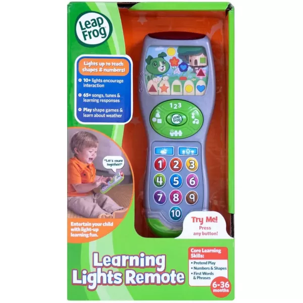 imageLeapFrog Violets Learning Lights Remote PinkGreen